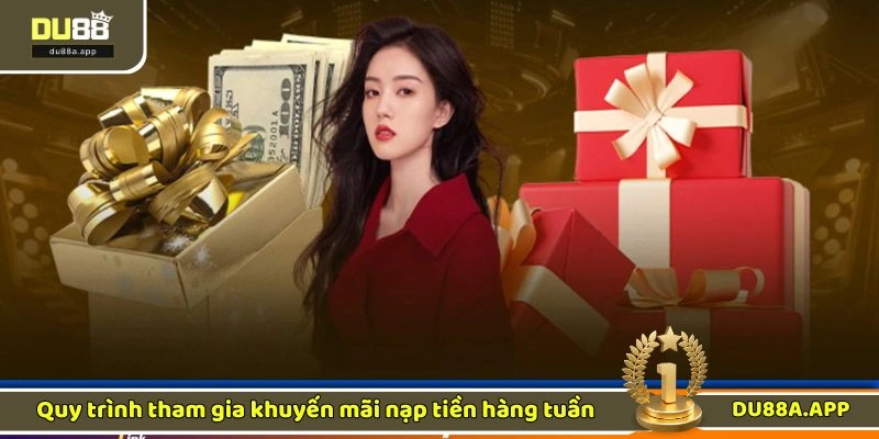 Thưởng Nạp Hàng Tuần - Ưu Đãi Cực Khủng Lên Đến 5% 3 Quy trình tham gia khuyến mãi nạp tiền hàng tuần