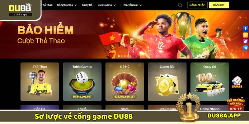 Đăng ký DU88: Các bước chi tiết để tạo tài khoản game 1 Cổng game DU88 cung cấp những dịch vụ giải trí số hàng đầu